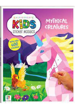 Kaleidoscope Kids Sticker Mosaics. Mythical Creatures