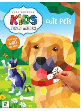 Kaleidoscope Kids Sticker Mosaics. Cute Pets