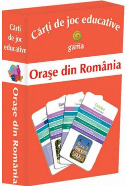 Carti de joc educative -Orase din Romania