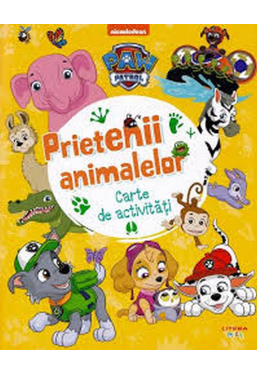 PAW Patrol. Prietenii animalelor. Carte de activitati