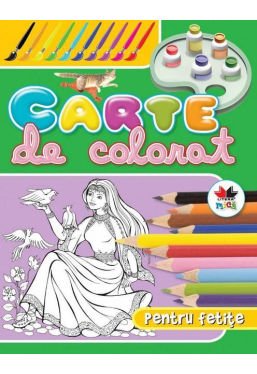Carte de colorat pentru fetite. Vol.1