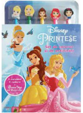 DISNEY. PRINTESE. SET DE PICTAT SI DE ACTIVITATI. 5 creioane, 5 radiere + peste 30 de activitati