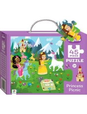 Junior Jigsaw 45 Piece Rebus. Princess Picnic
