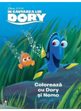 Disney. In cautarea lui Dory. Coloreaza cu Dory si cu Nemo