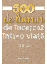 500 DE LUCRURI DE INCERCAT INTR-O VIATA. Elise De Rijck