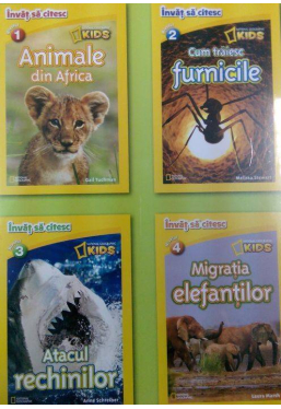 National Geographic Kids. Citesc si descopar lumea. Invat sa citesc (4 carti)