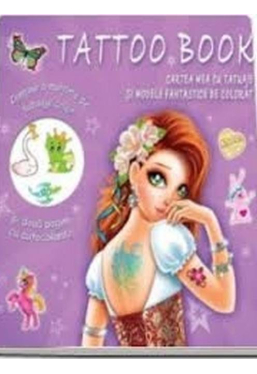 Tatoo book Cartea mea cu tatuaje si modele fantastice de colorat