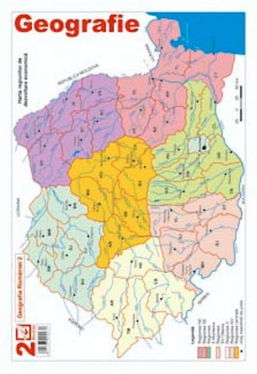 Geografie 2.Harta Romaniei 2