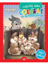 DISNEY IEPURASI. Cartea mea de pictat cu autocolante. Lipeste si coloreaza!