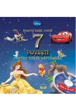 Disney Audiobook. Noapte buna copii! 7 povesti pentru toata saptamana +CD