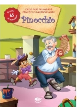 Pinocchio. Contine 65 de autocolante