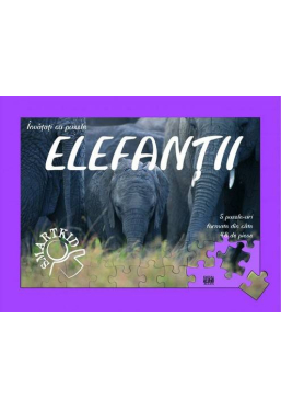 Elefantii. Invatati cu puzzle
