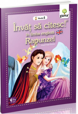 Invat sa citesc! Rapunzel. Invat sa citesc in limba engleza. Nivel 1
