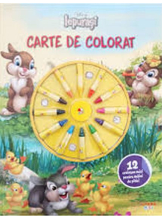DISNEY IEPURASI. CARTE DE DESENAT. 12 creioane mici pentru maini de pitici