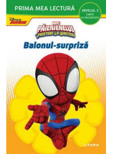 Prima mea lectura. DISNEY MARVEL. PAIENJENELUL SI PRIETENII LUI UIMITORI. BALONUL-SURPRIZA. Carte cu majuscule (nivelul 2)